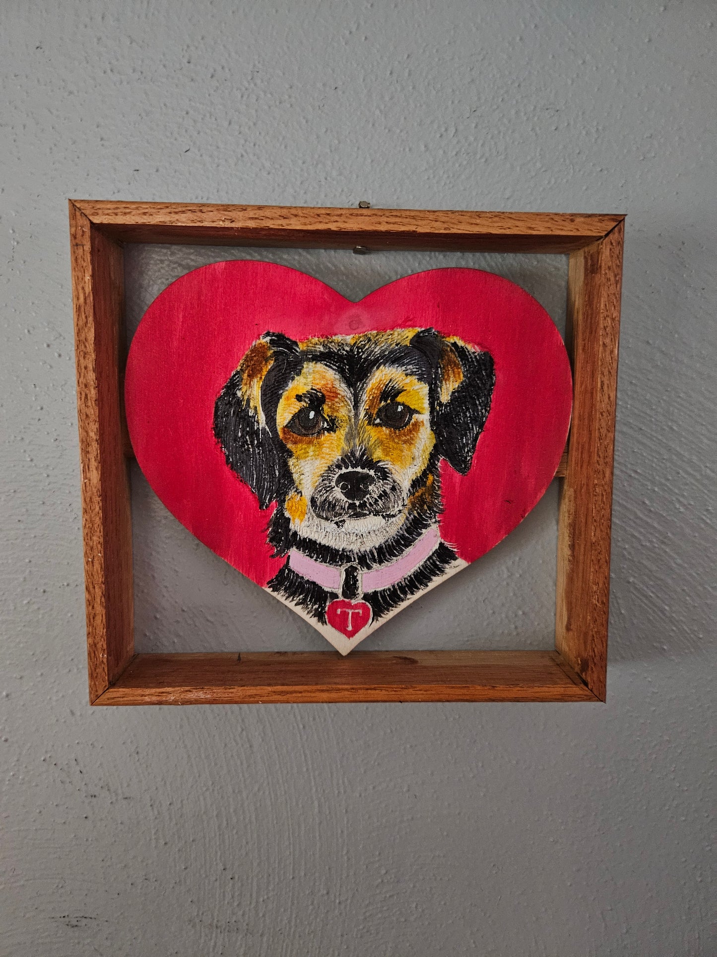 Lightweight 9" Shadow Box Framed Heart