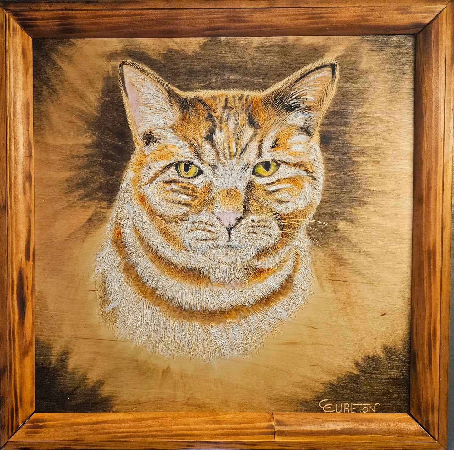 Unique Custom Wood Art Pet Portraits
