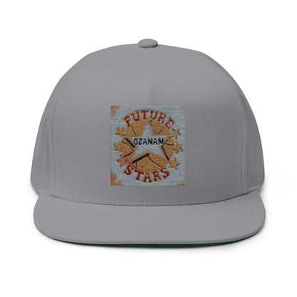 Flat Bill Cap (Embroidery)