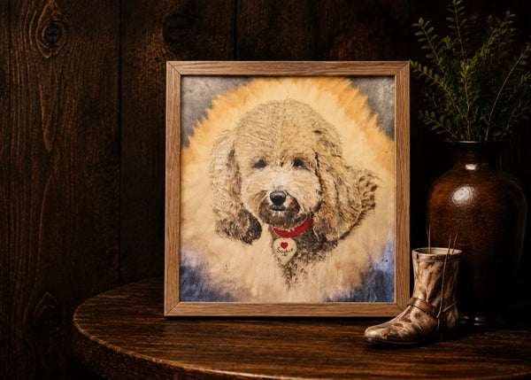 Custom Wood Pet Portraits