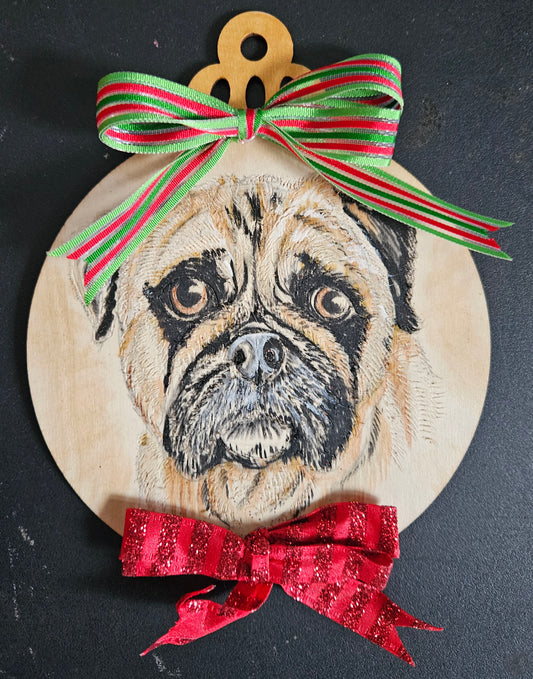 Holiday Christmas Large Hanging Ornament