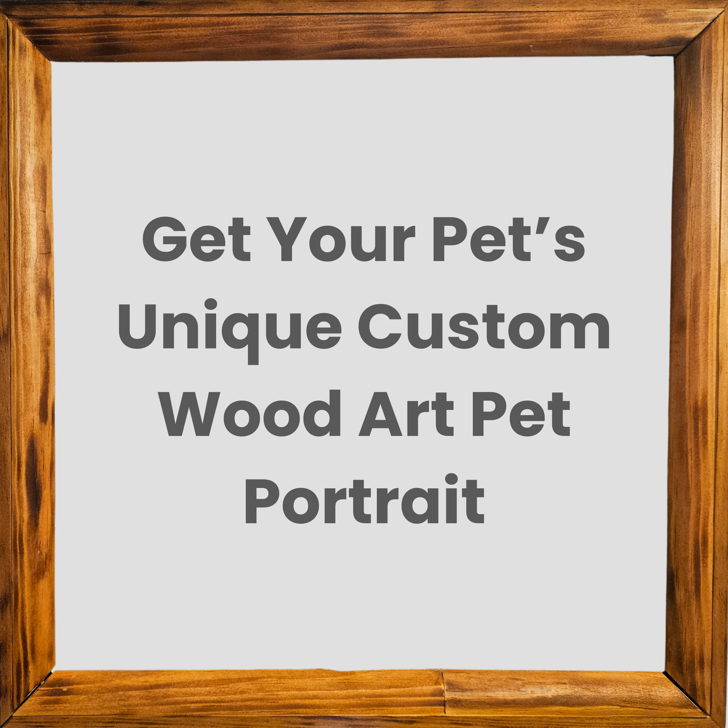 Unique Custom Wood Art Pet Portraits